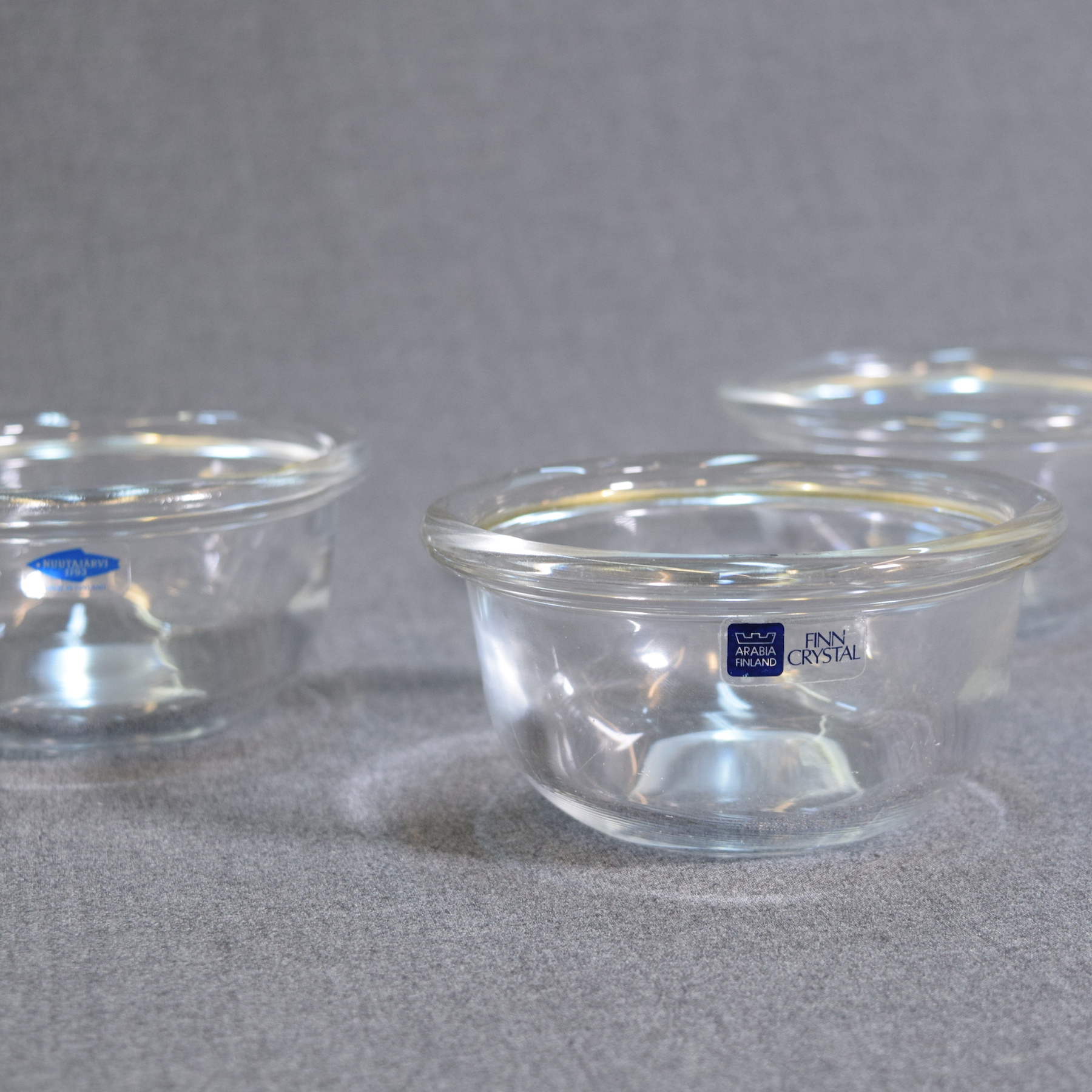 Arabia Nuutajärvi Luna jälkiruokakulhot