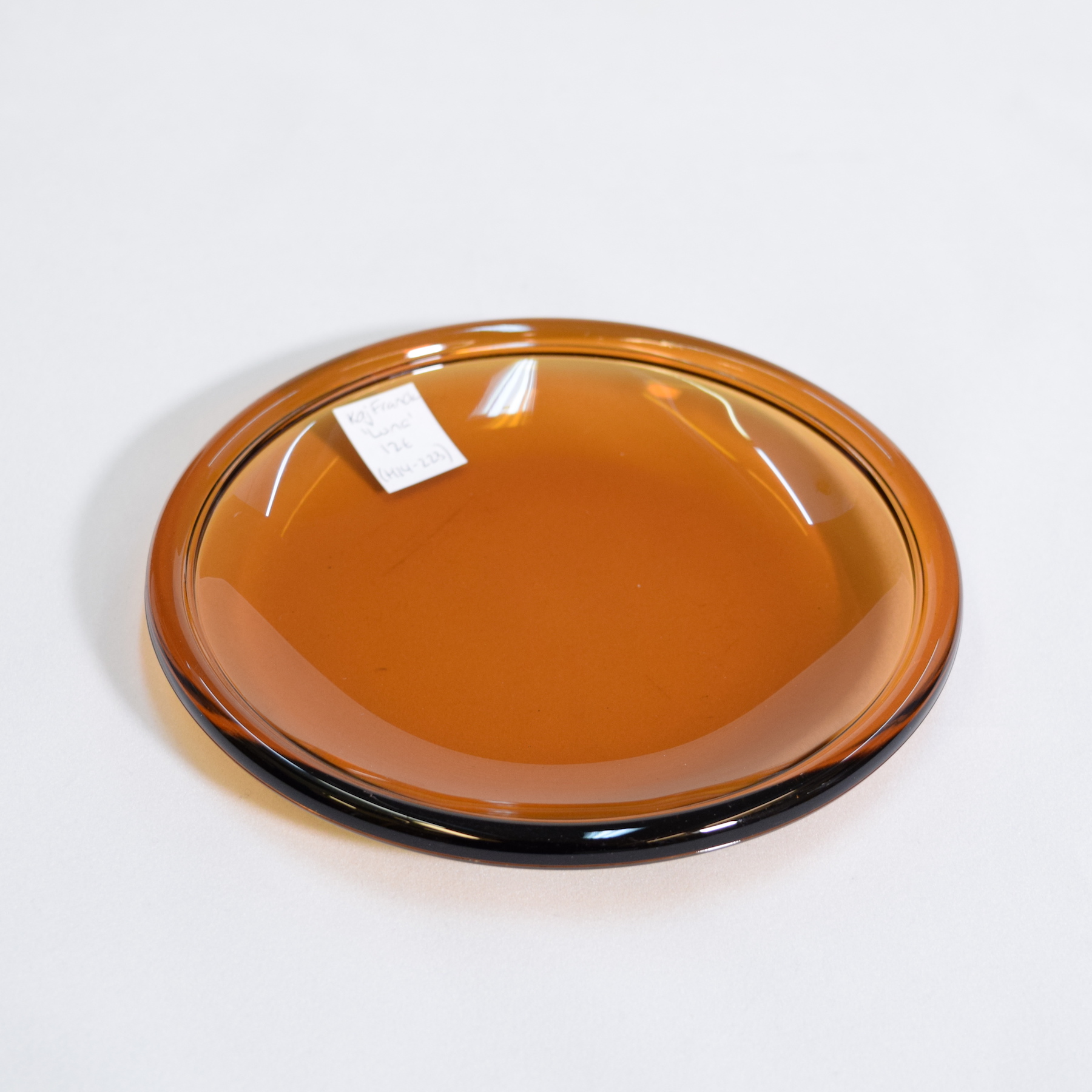 Nuutajärvi Luna lautanen 15cm ruskea