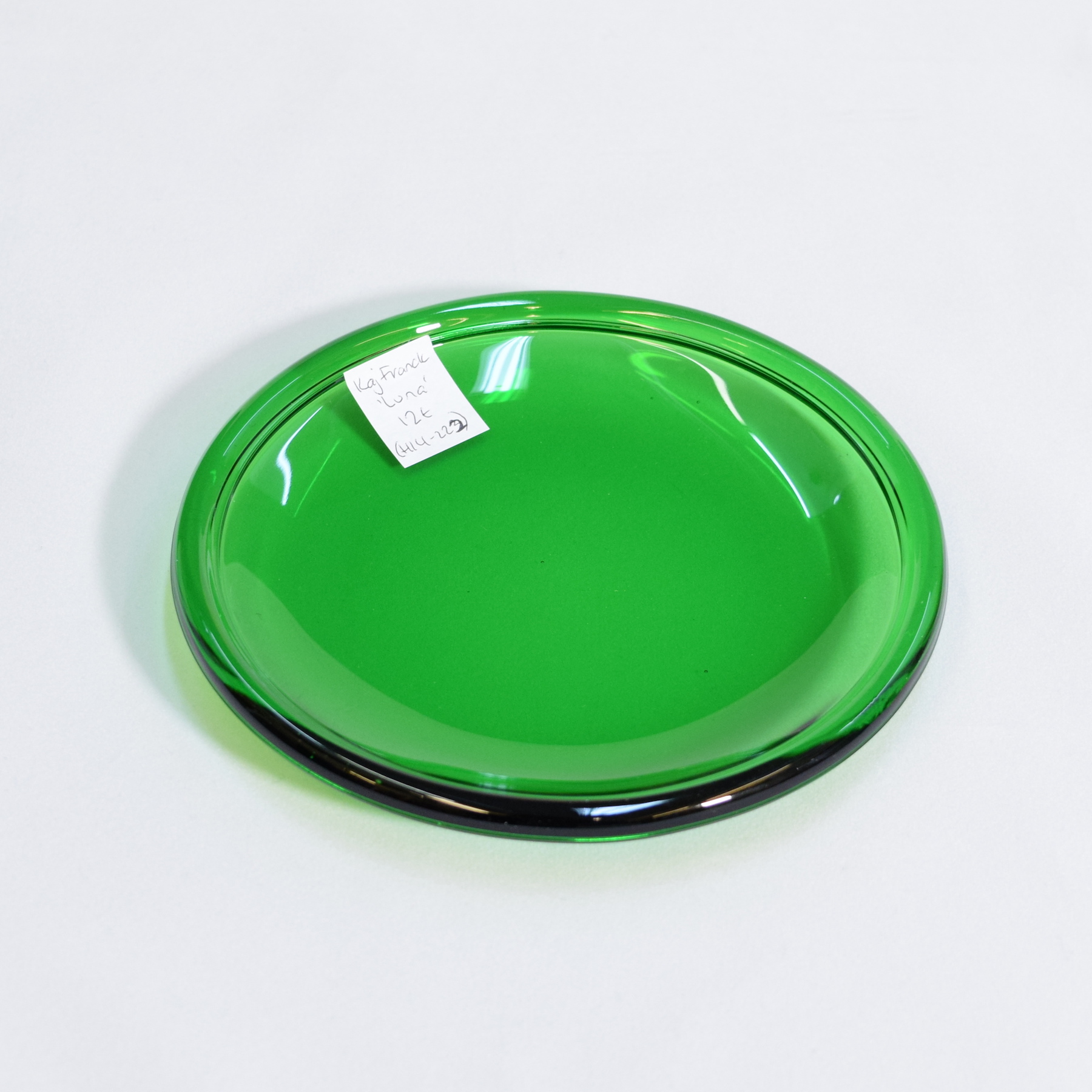 Nuutajärvi Luna lautanen 15cm vihreä